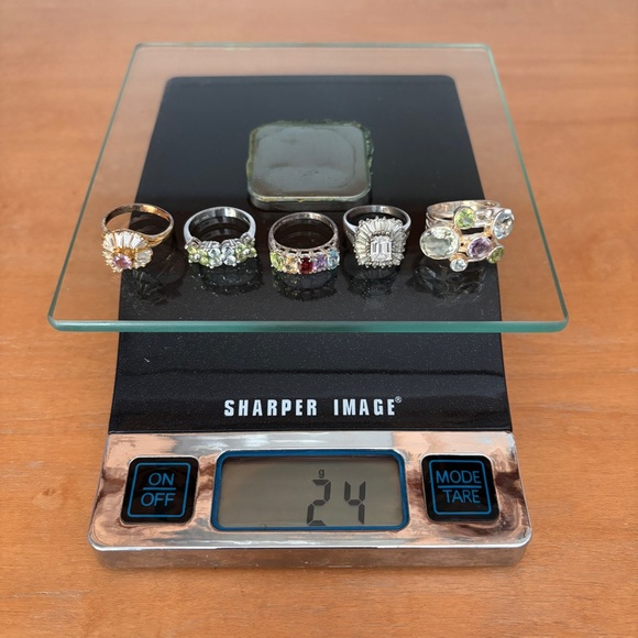 Mixed Lot of Vintage 925 Sterling Silver Rings - Picture 11 of 16